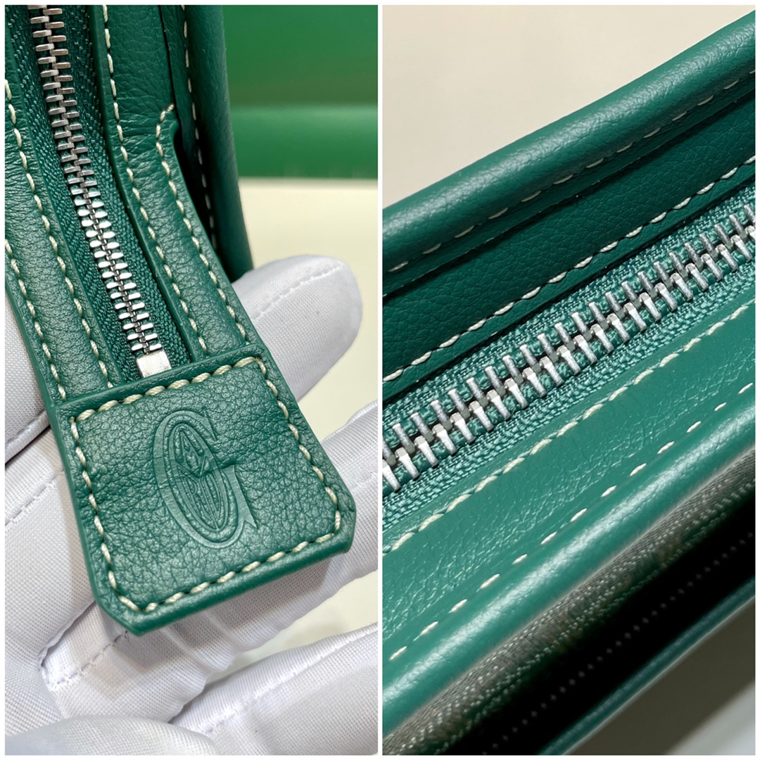 2021 New Style Goyard Jouvence Toiletry Pouch GM Top Quality Copy Green