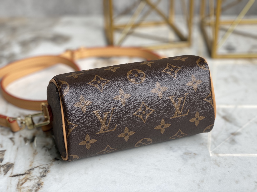 2022 Classic Louis Vuitton M81085 Nano Speedy Monogram Coated Canvas Good Copy