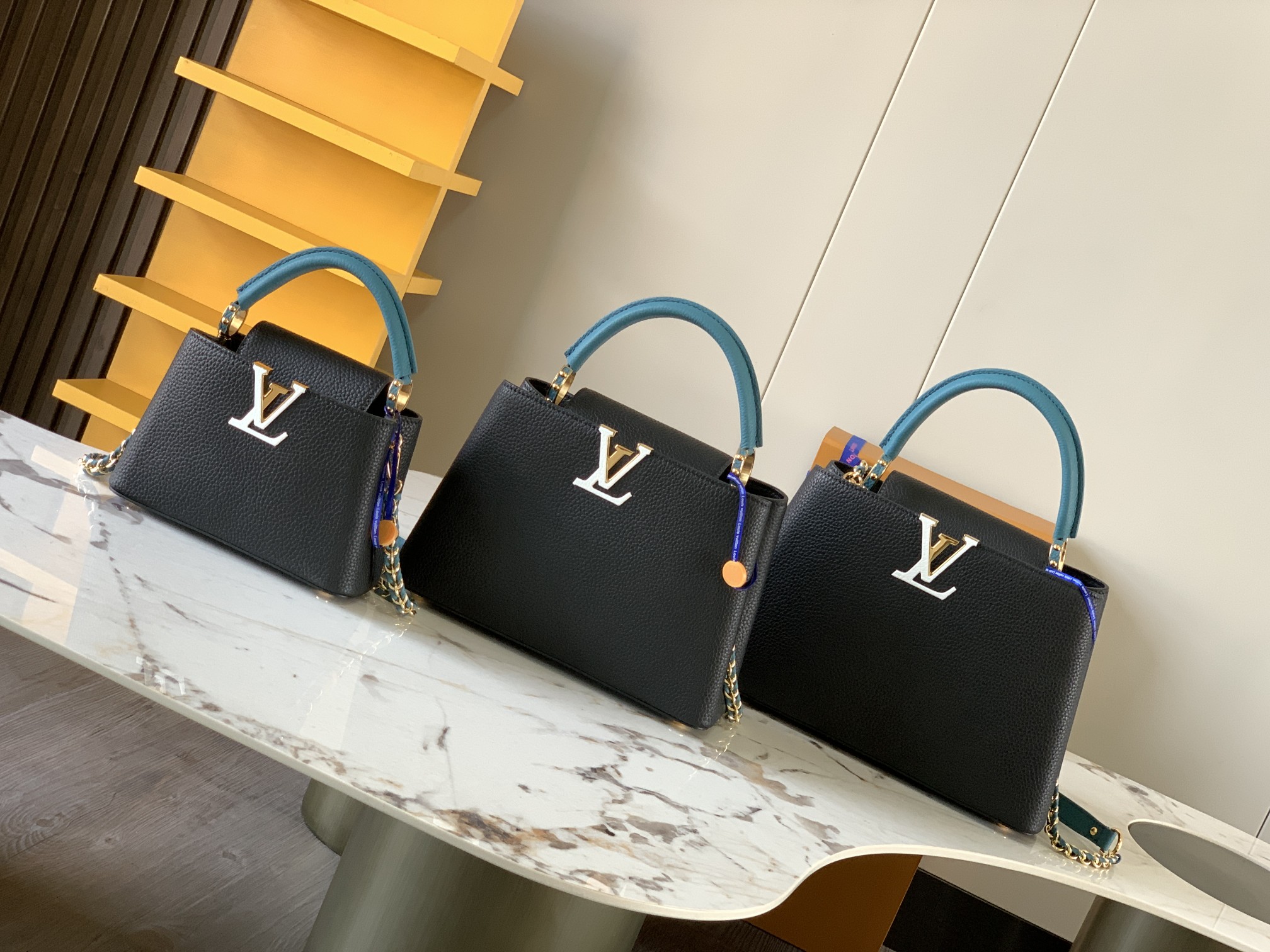 2022 Louis Vuitton New Capucines Handbags 3 Size