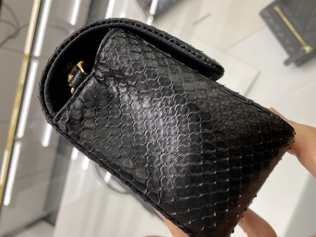 2022 New Python Chanel Classics Falp Shoulder Bag 20cm and 25cm-020