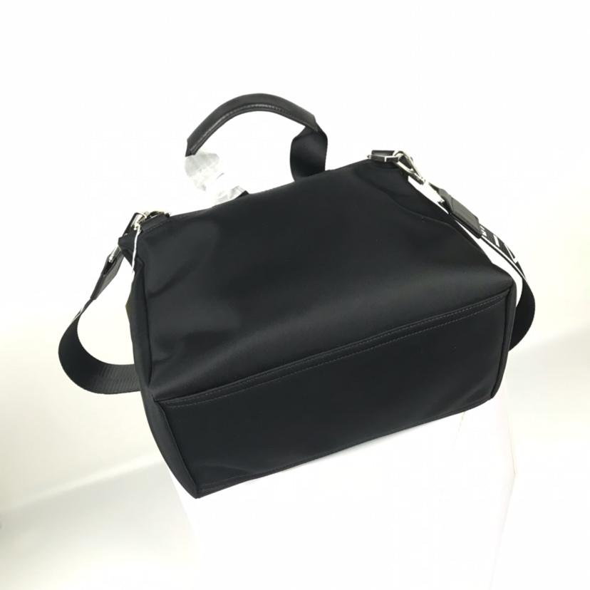 AAA Givenchy Men 4G Pandora Cubic Belt Bum Bag Black Nylon