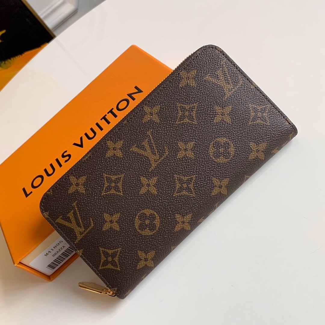 AAA Louis Vuitton M41895 Zippy Wallet Monogram