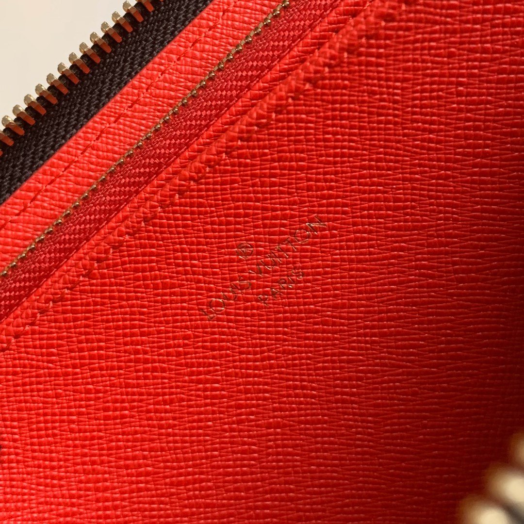 AAA Louis Vuitton M41896 Zippy Wallet Monogram Red