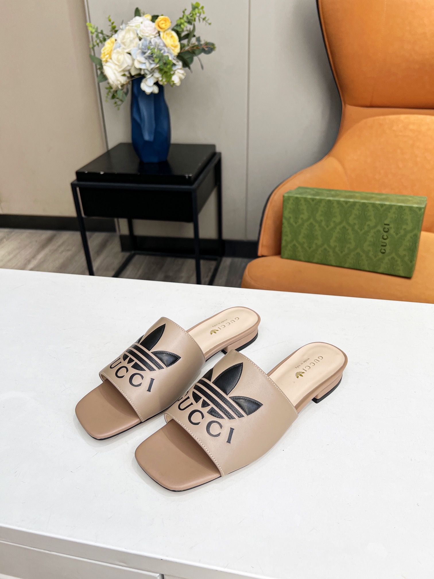 Adidas x Gucc Women Slide Sandal-0001 35-43