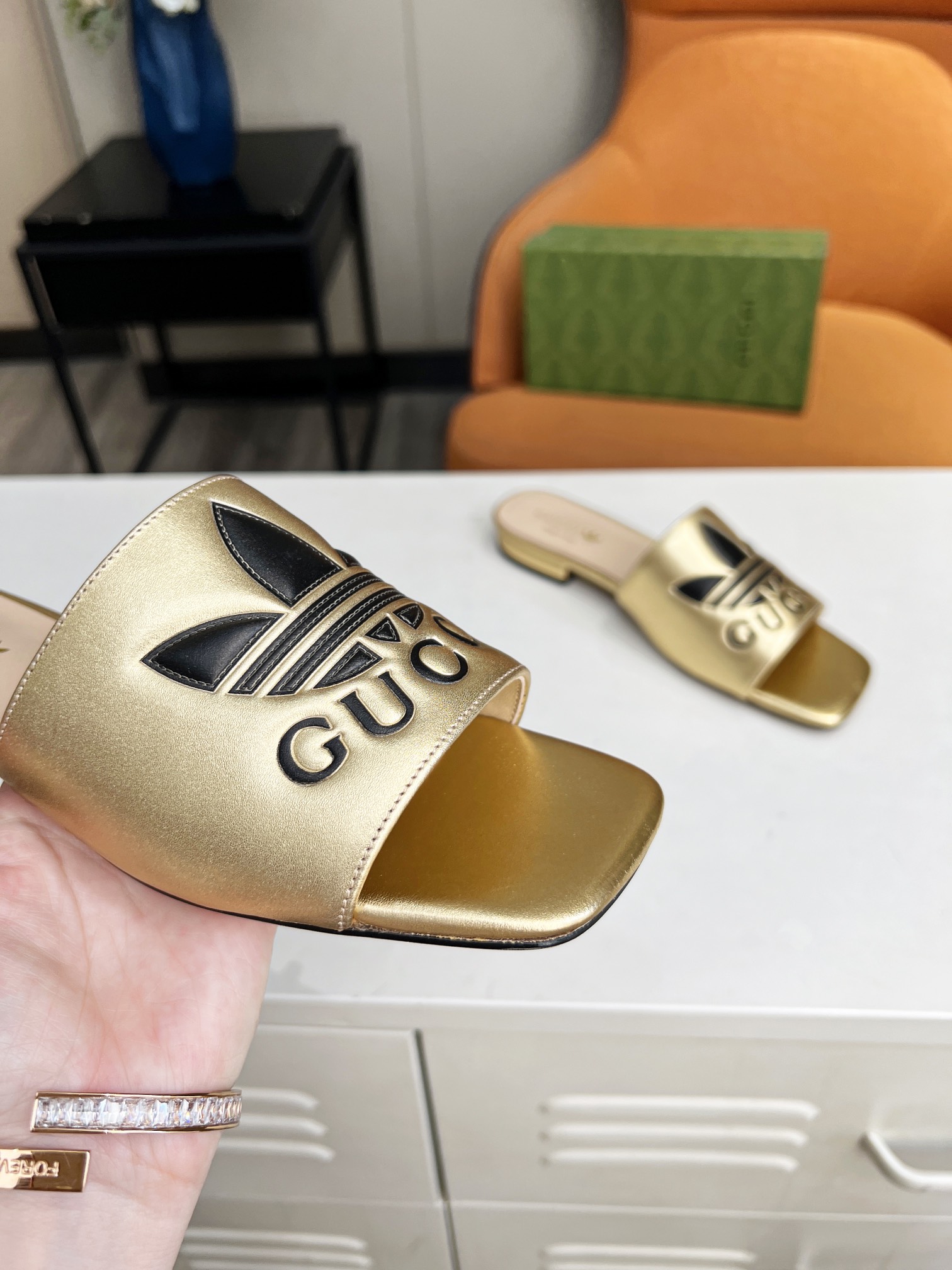 Adidas x Gucc Women Slide Sandal-0003 35-43