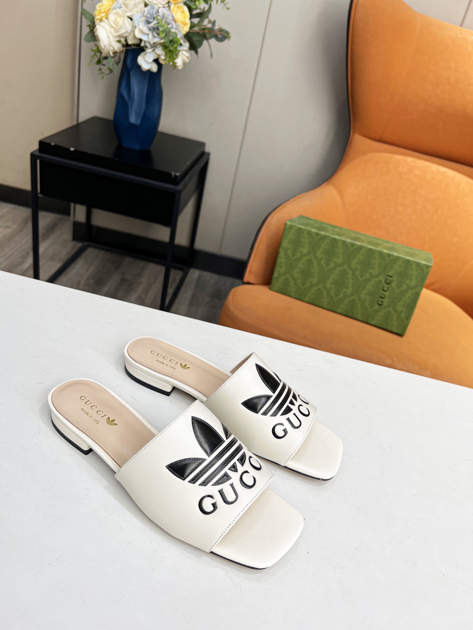 Adidas x Gucc Women Slide Sandal-0005 35-43