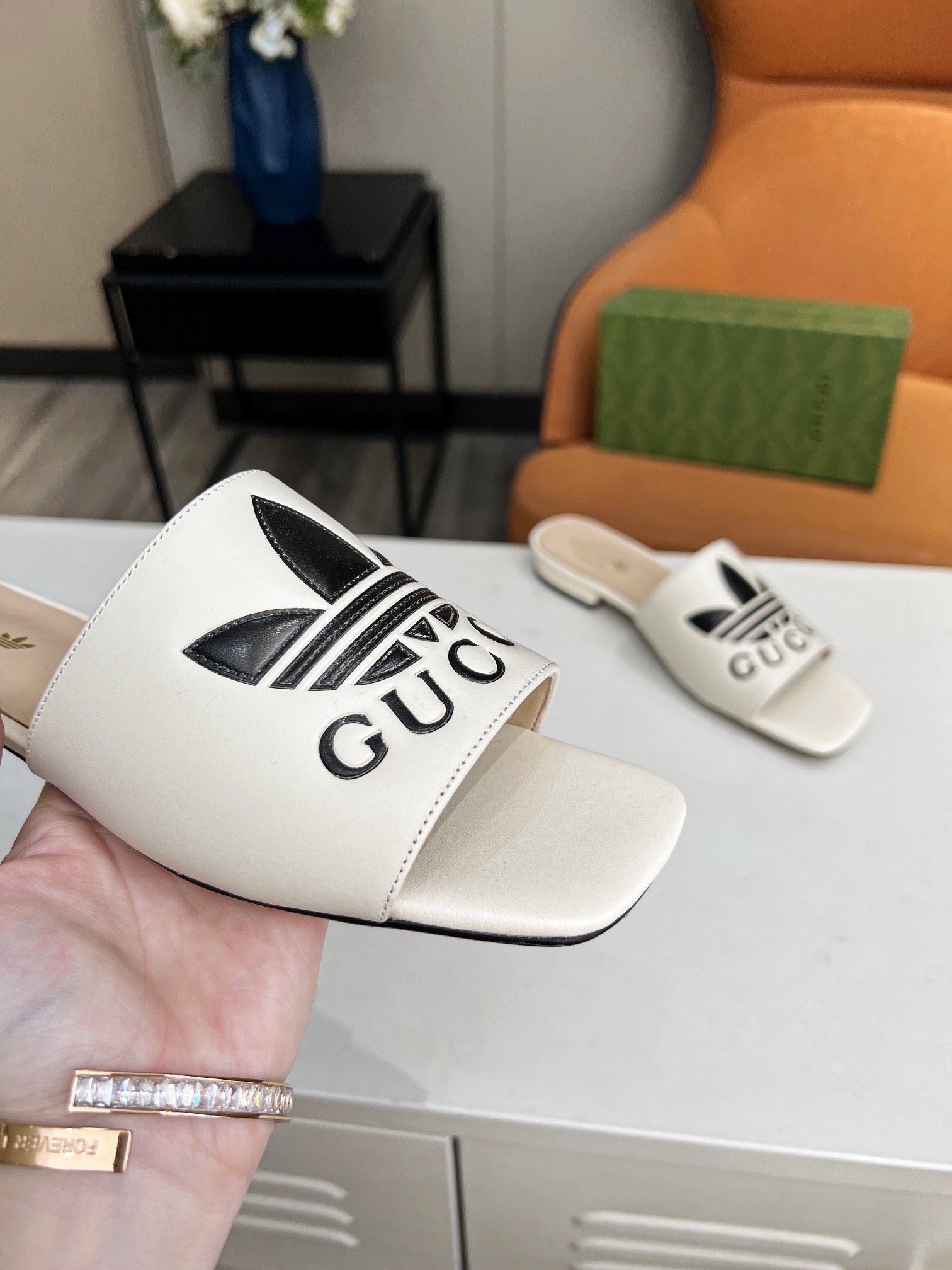 Adidas x Gucc Women Slide Sandal-0005 35-43