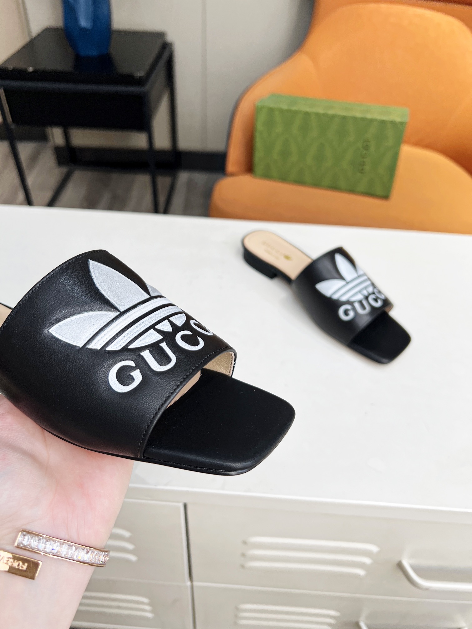 Adidas x Gucc Women Slide Sandal-0008 35-43