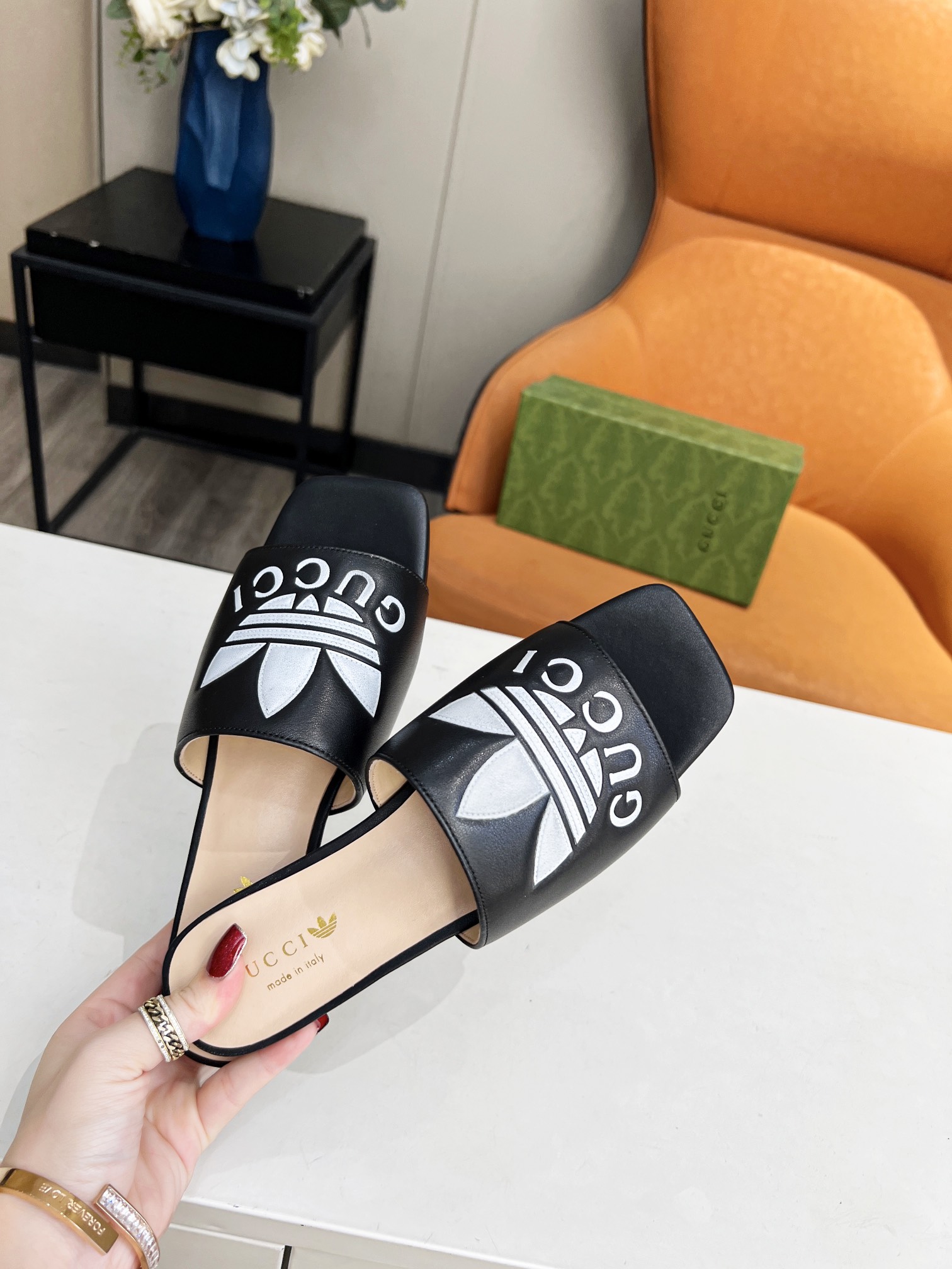 Adidas x Gucc Women Slide Sandal-0008 35-43