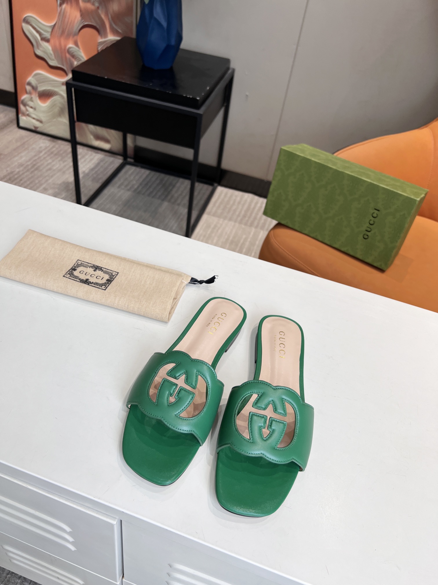 Adidas x Gucc Women Slide Sandal-0011 35-43