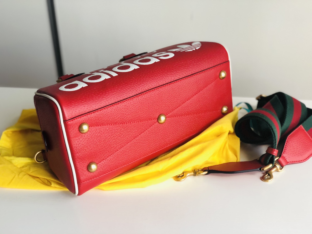 Adidas x Gucci Mini Duffle Bag Red 702397