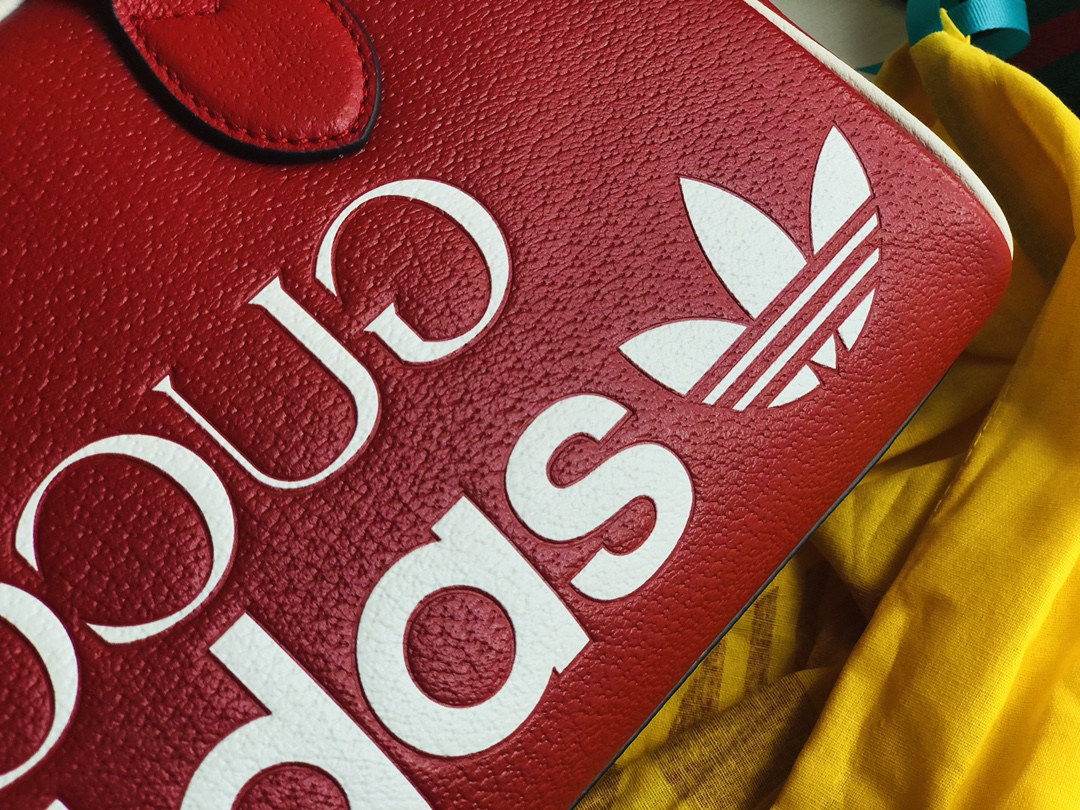 Adidas x Gucci Mini Duffle Bag Red 702397