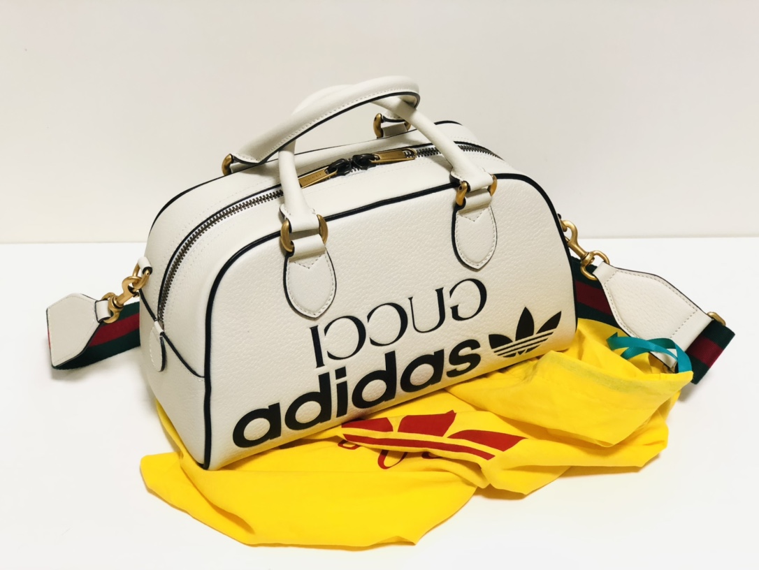 Adidas x Gucci Mini Duffle Bag White 702397