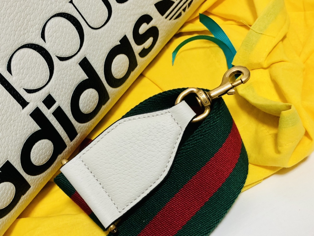 Adidas x Gucci Mini Duffle Bag White 702397