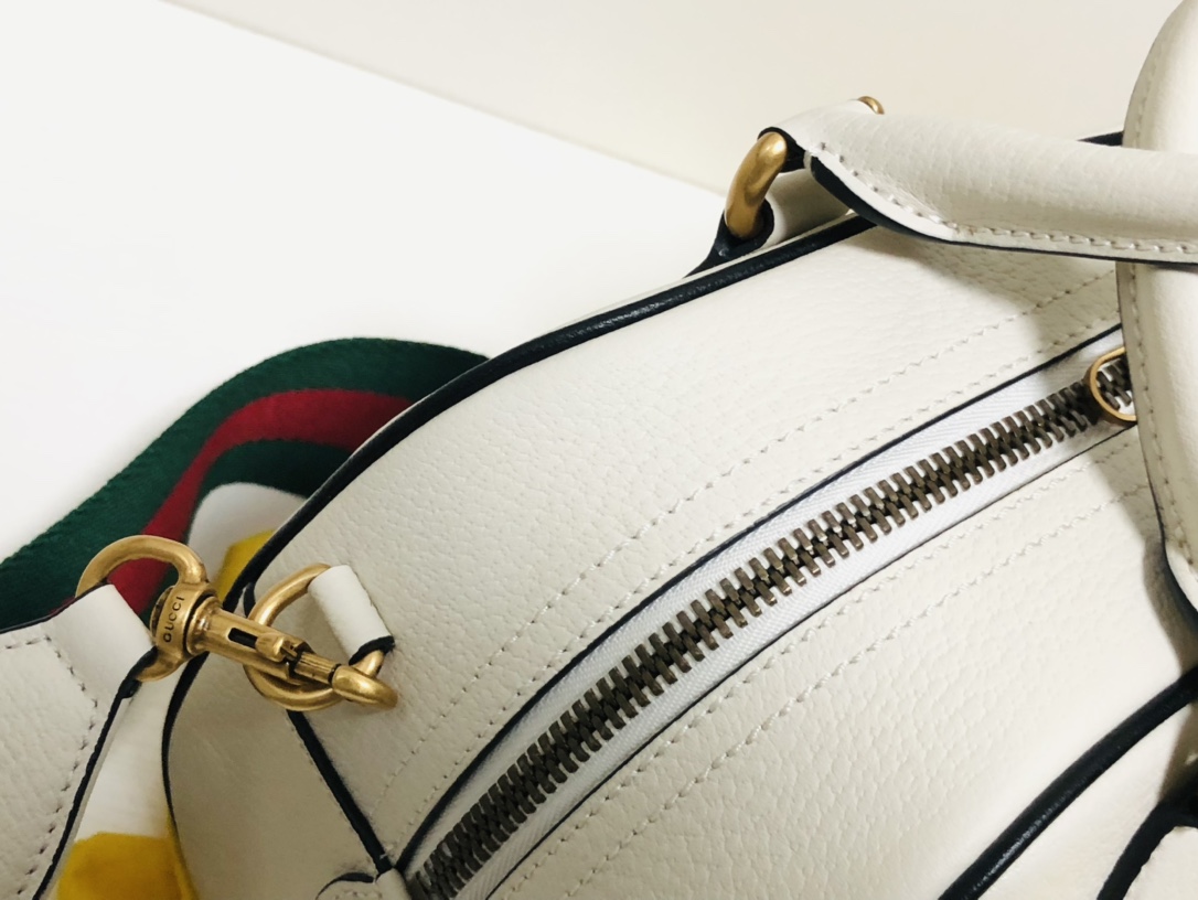 Adidas x Gucci Mini Duffle Bag White 702397