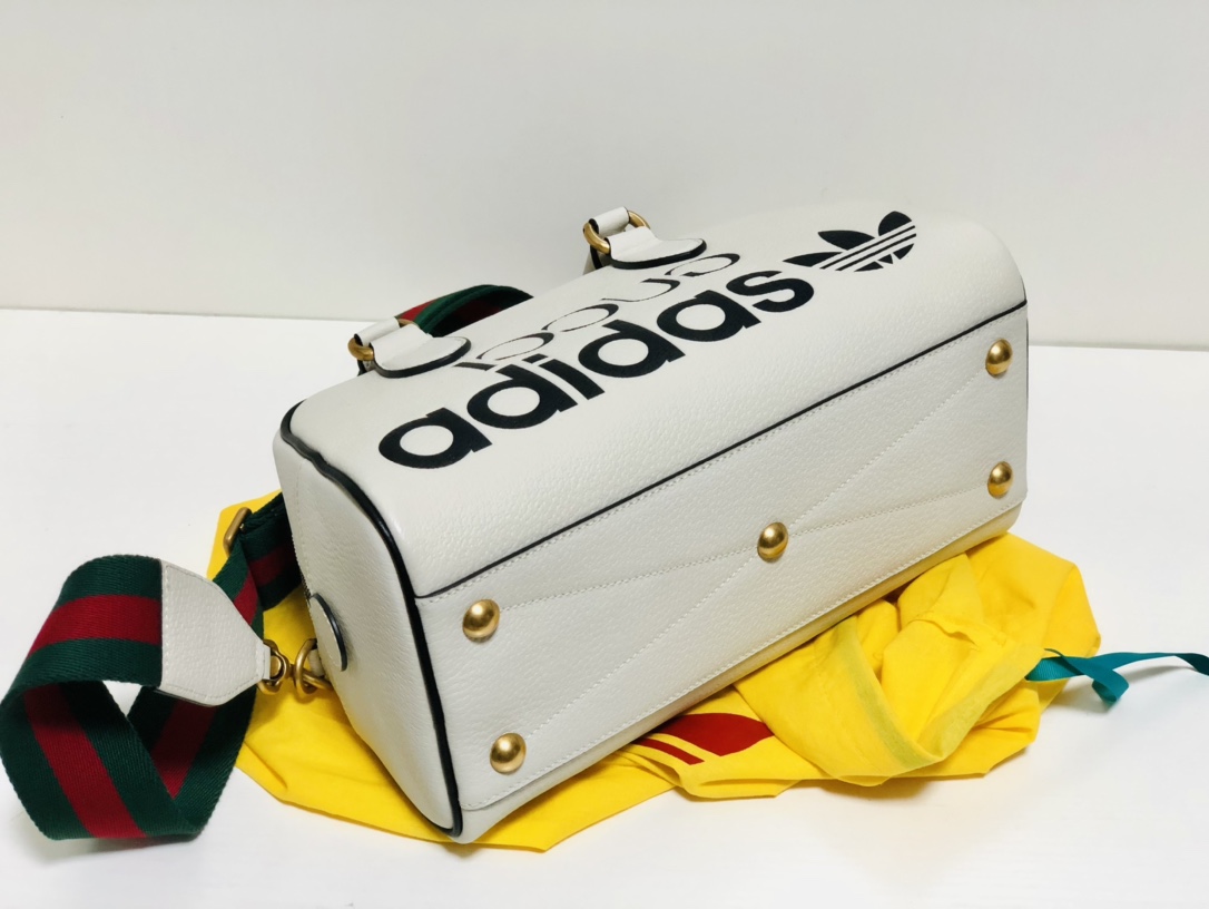 Adidas x Gucci Mini Duffle Bag White 702397