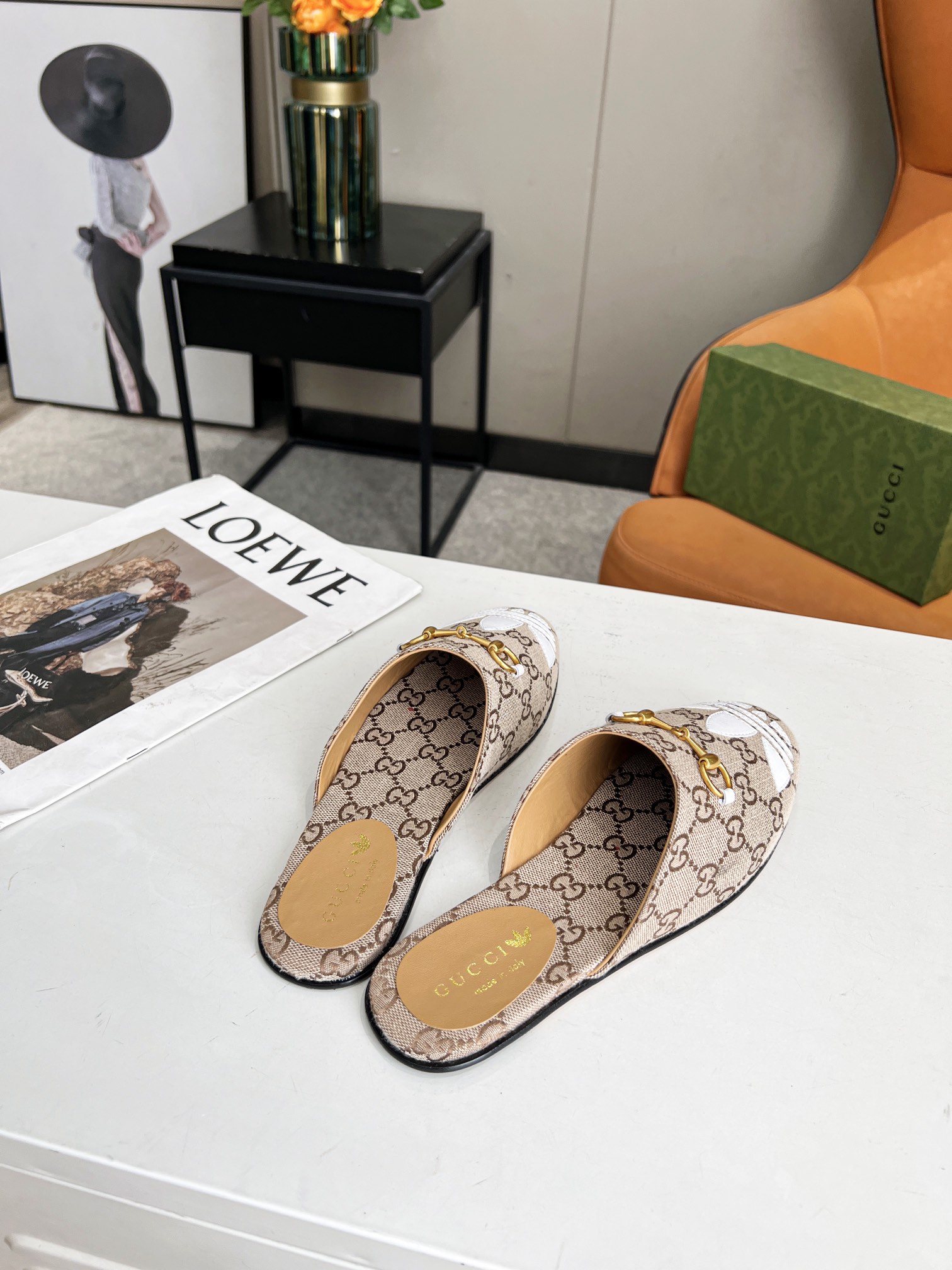 Adidas x Gucci Women Slipper-0003