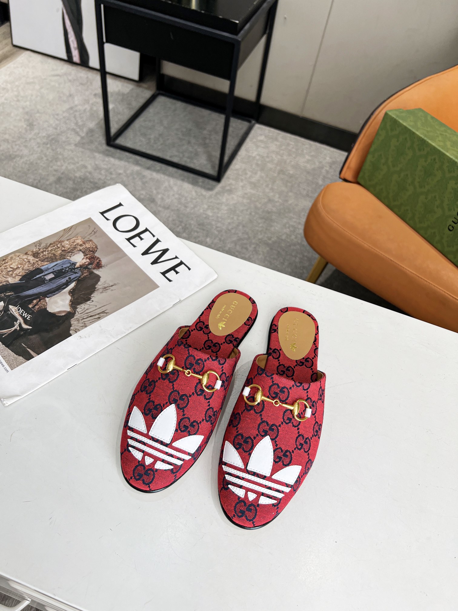 Adidas x Gucci Women Slipper-0004