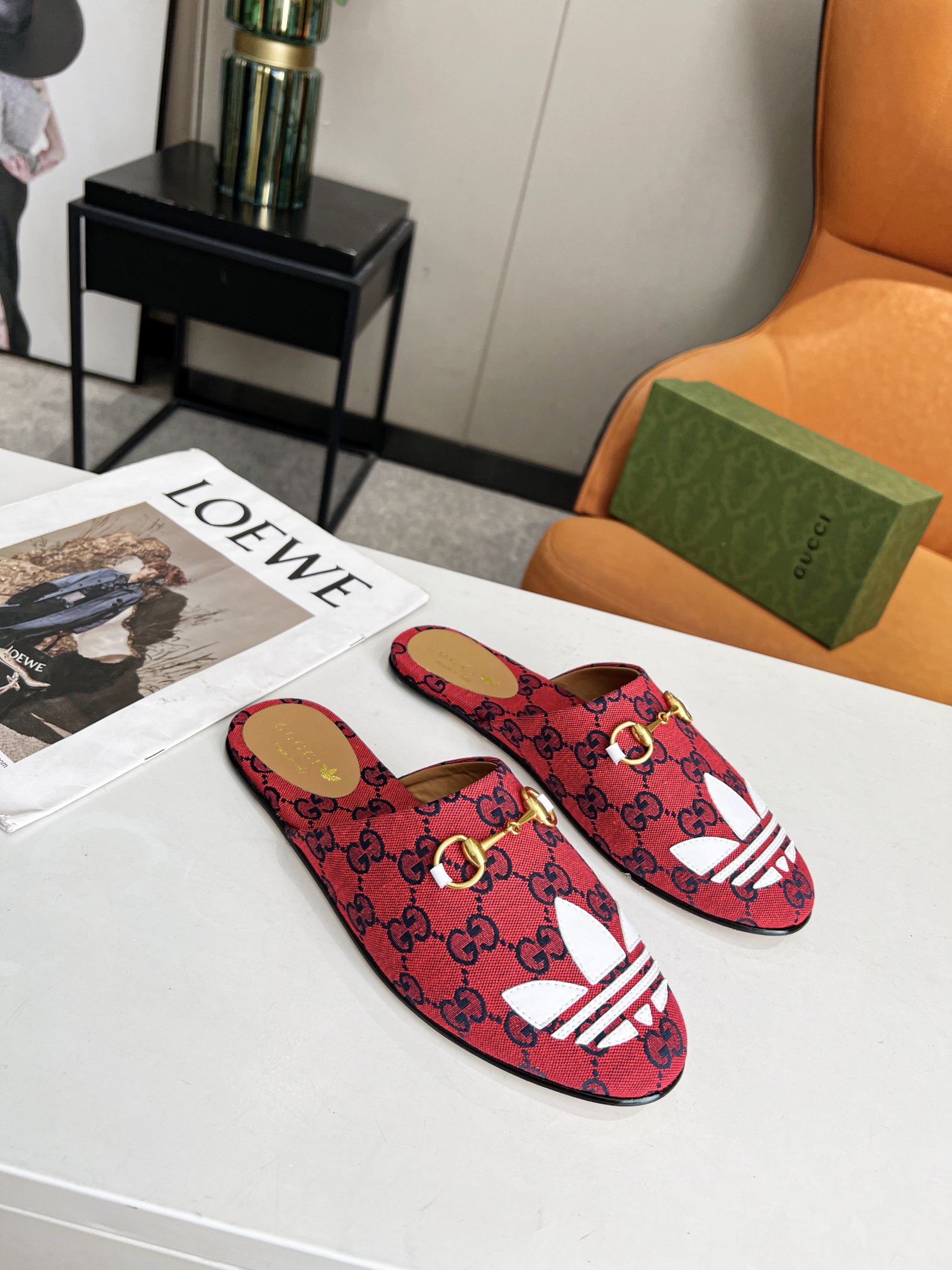 Adidas x Gucci Women Slipper-0004