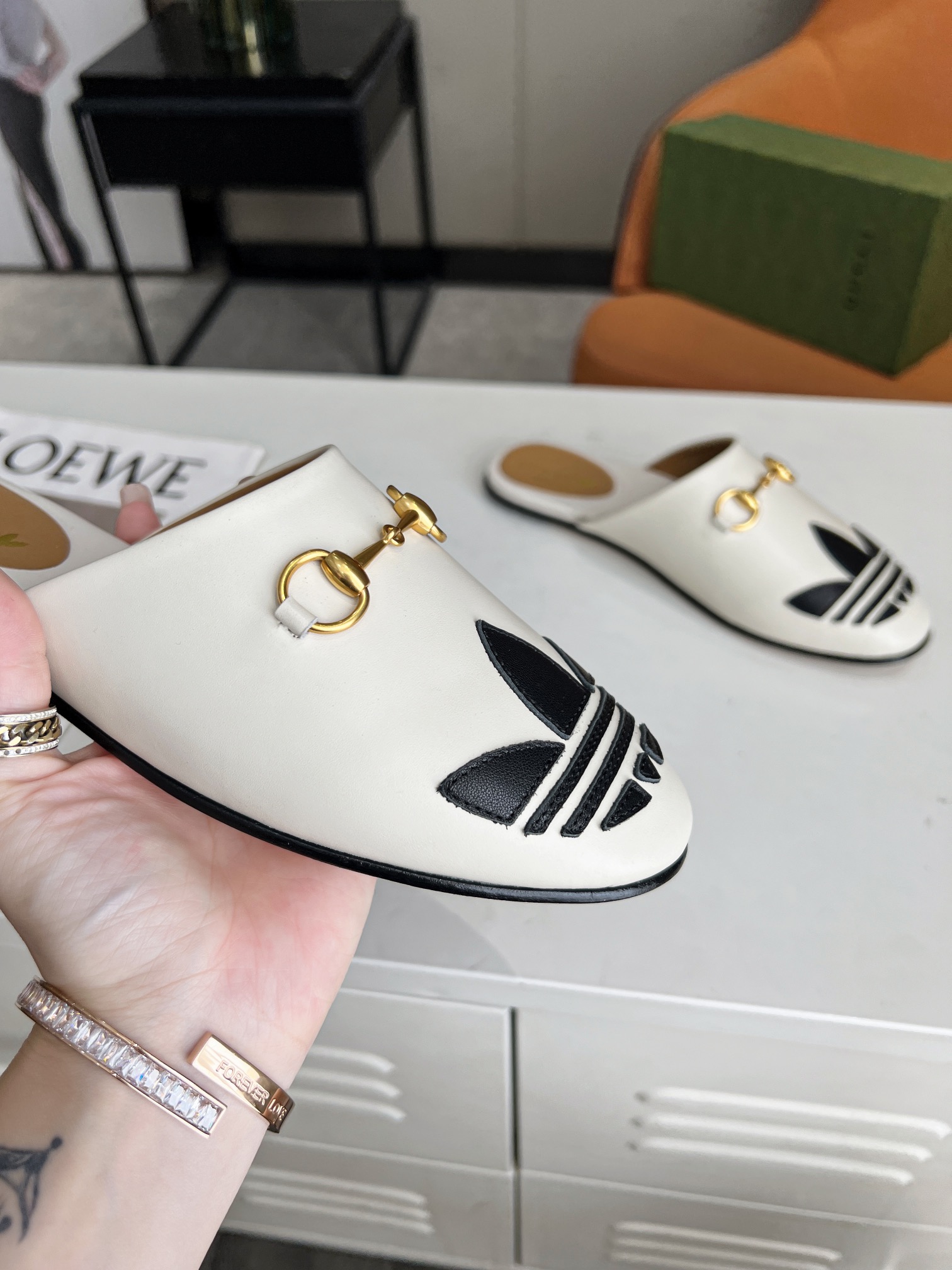 Adidas x Gucci Women Slipper-0005