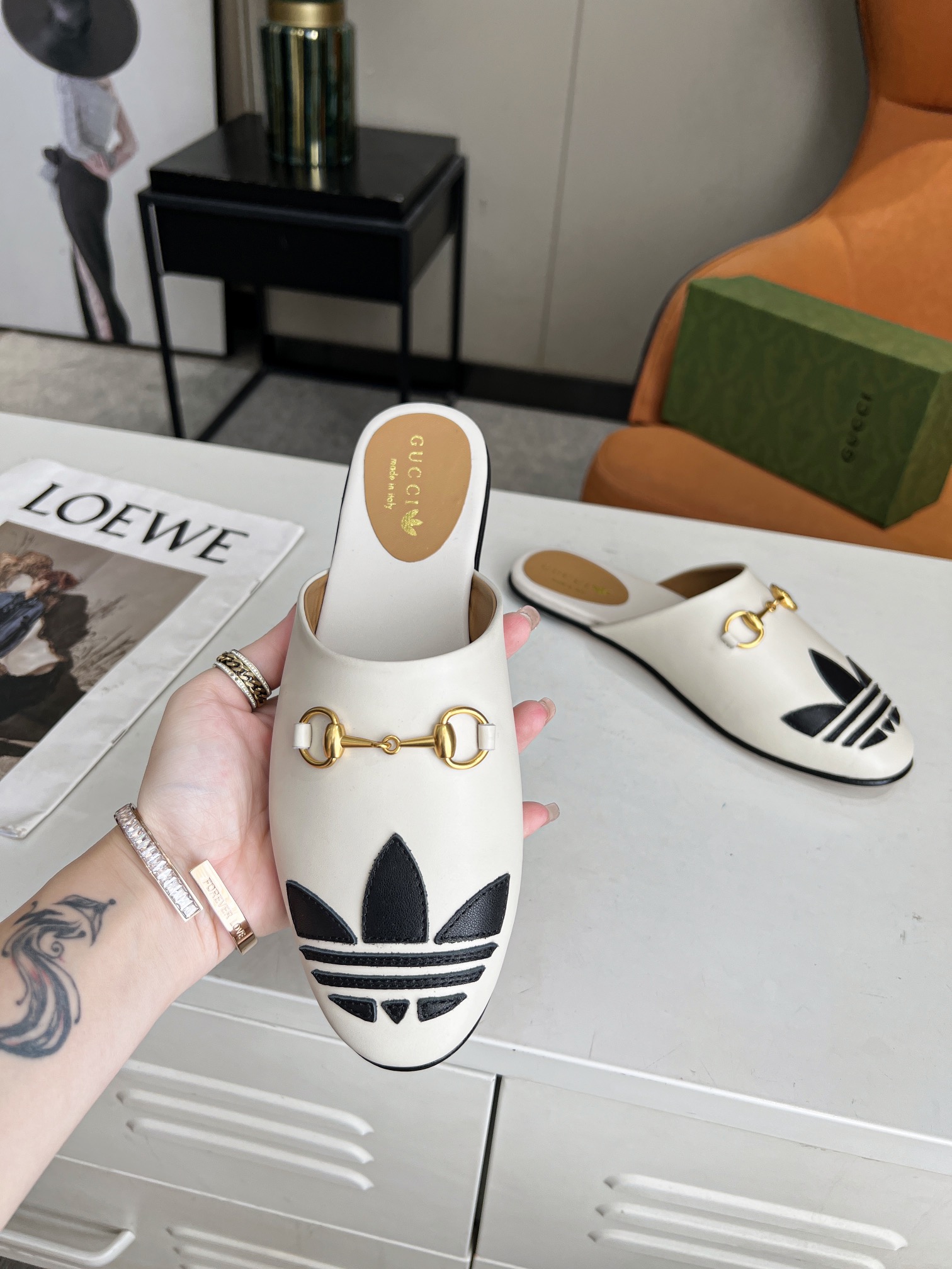 Adidas x Gucci Women Slipper-0005