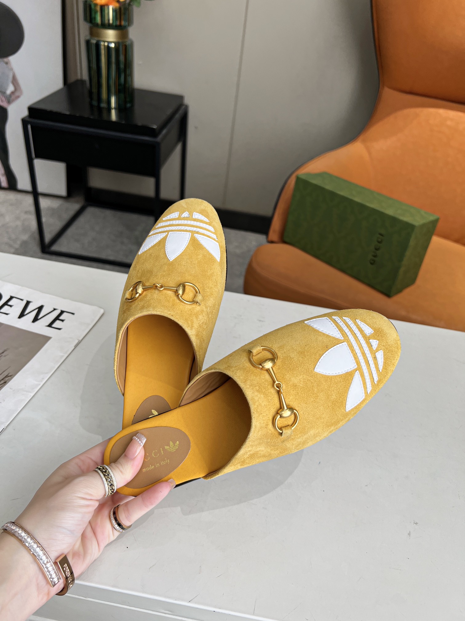 Adidas x Gucci Women Slipper-0008