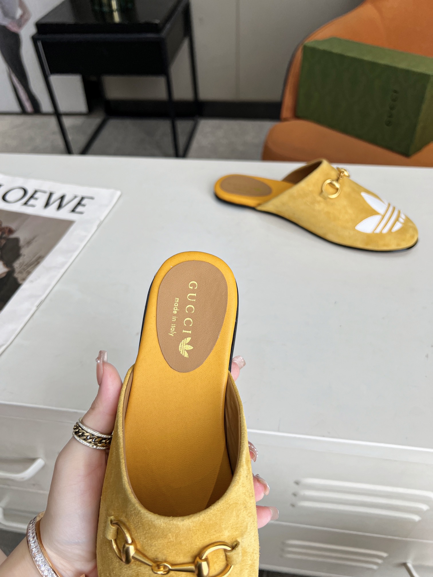 Adidas x Gucci Women Slipper-0008