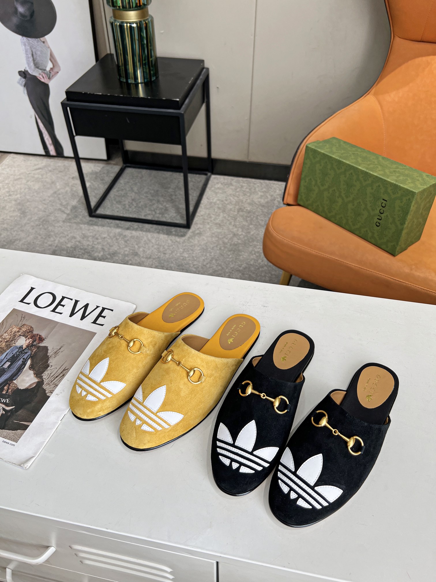 Adidas x Gucci Women Slipper-0008