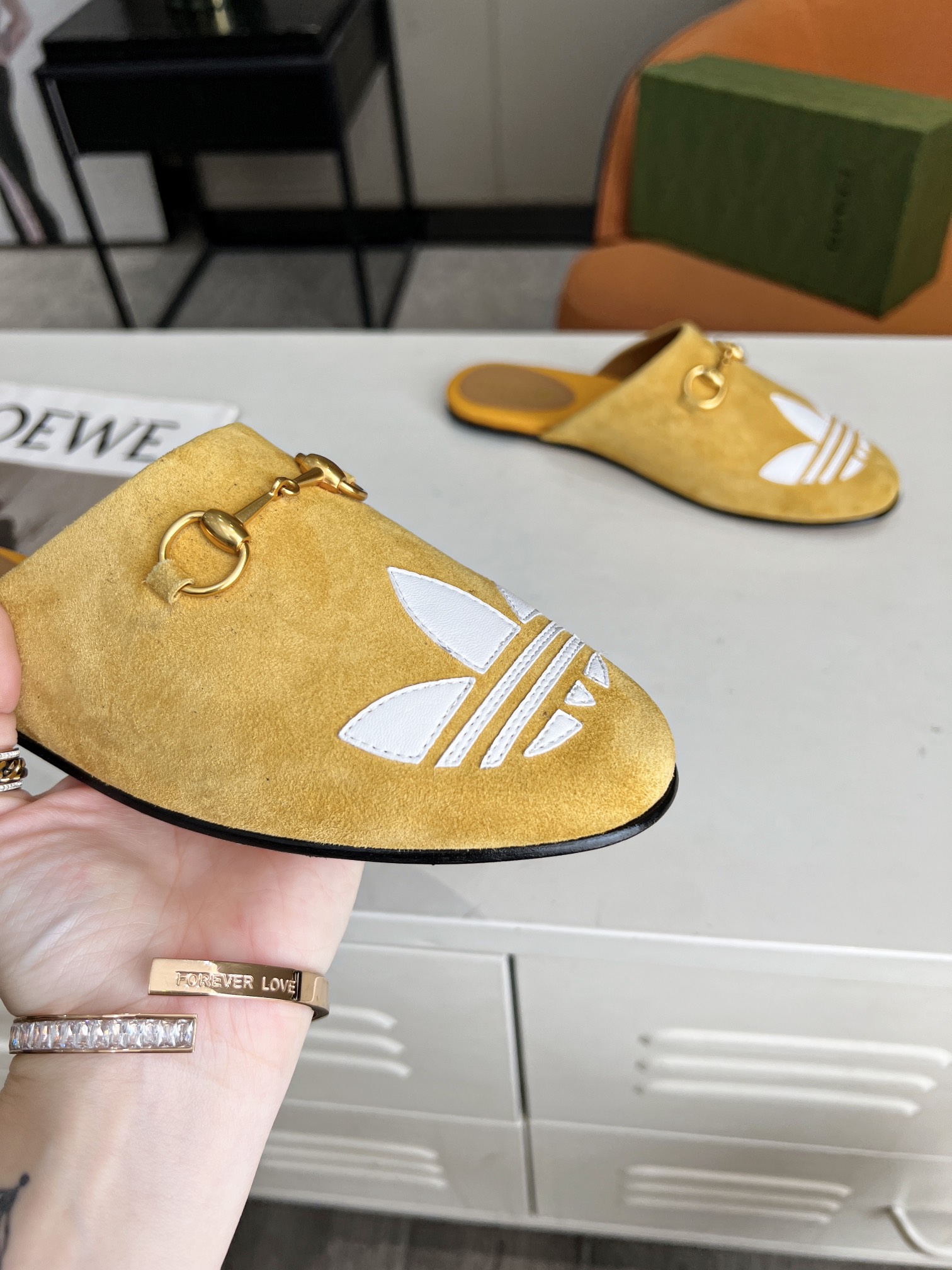 Adidas x Gucci Women Slipper-0008