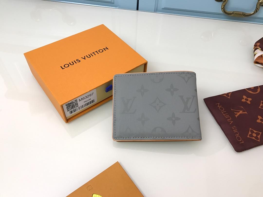 Authentic Replica Louis Vuitton M63297 Men Multiple Wallet Monogram Titanium Nvprod