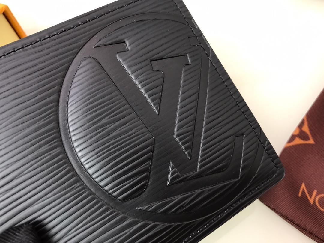 Authentic Replica Louis Vuitton M63511 Multiple Wallet Epi Leather LV Circle Signature