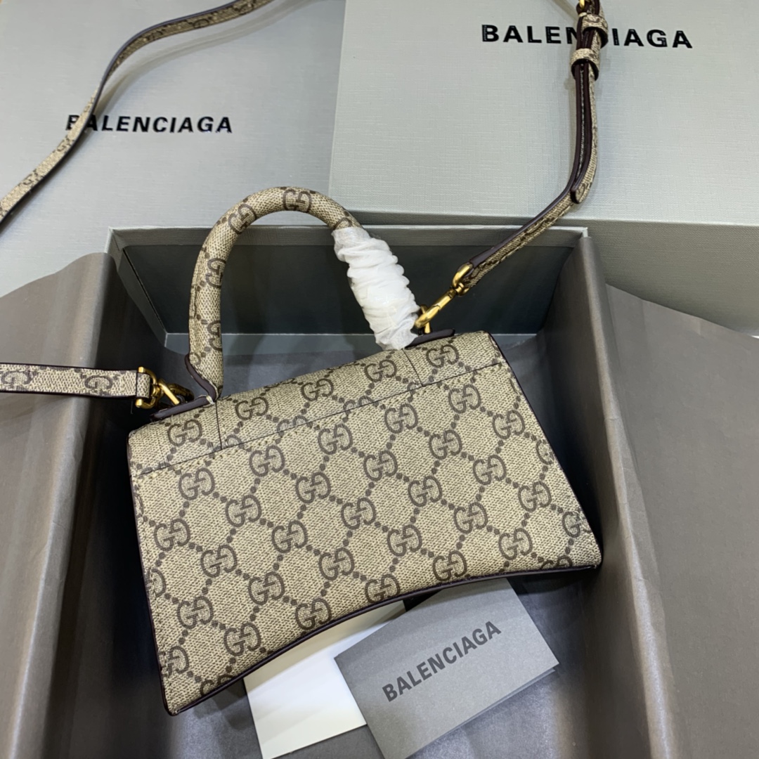 Balenciaga Hourglass 19cm Chain Bag in GG Supreme Canvas