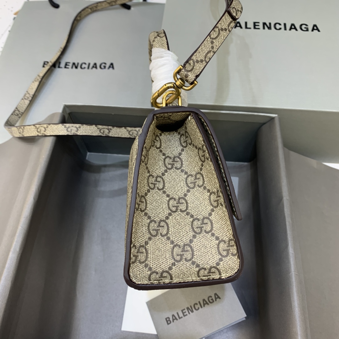 Balenciaga Hourglass 19cm Chain Bag in GG Supreme Canvas