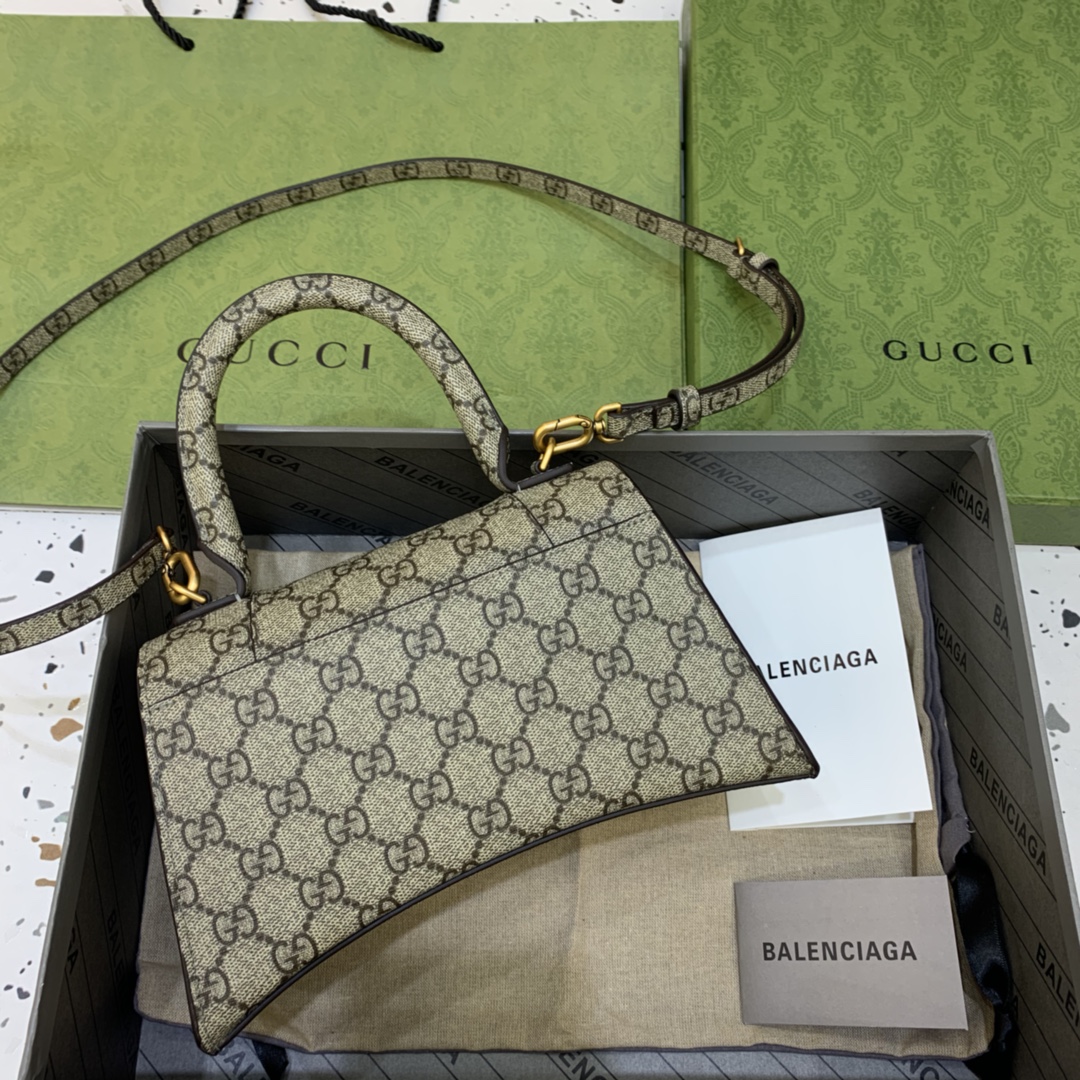 Balenciaga Hourglass 23cm Chain Bag in GG Supreme Canvas