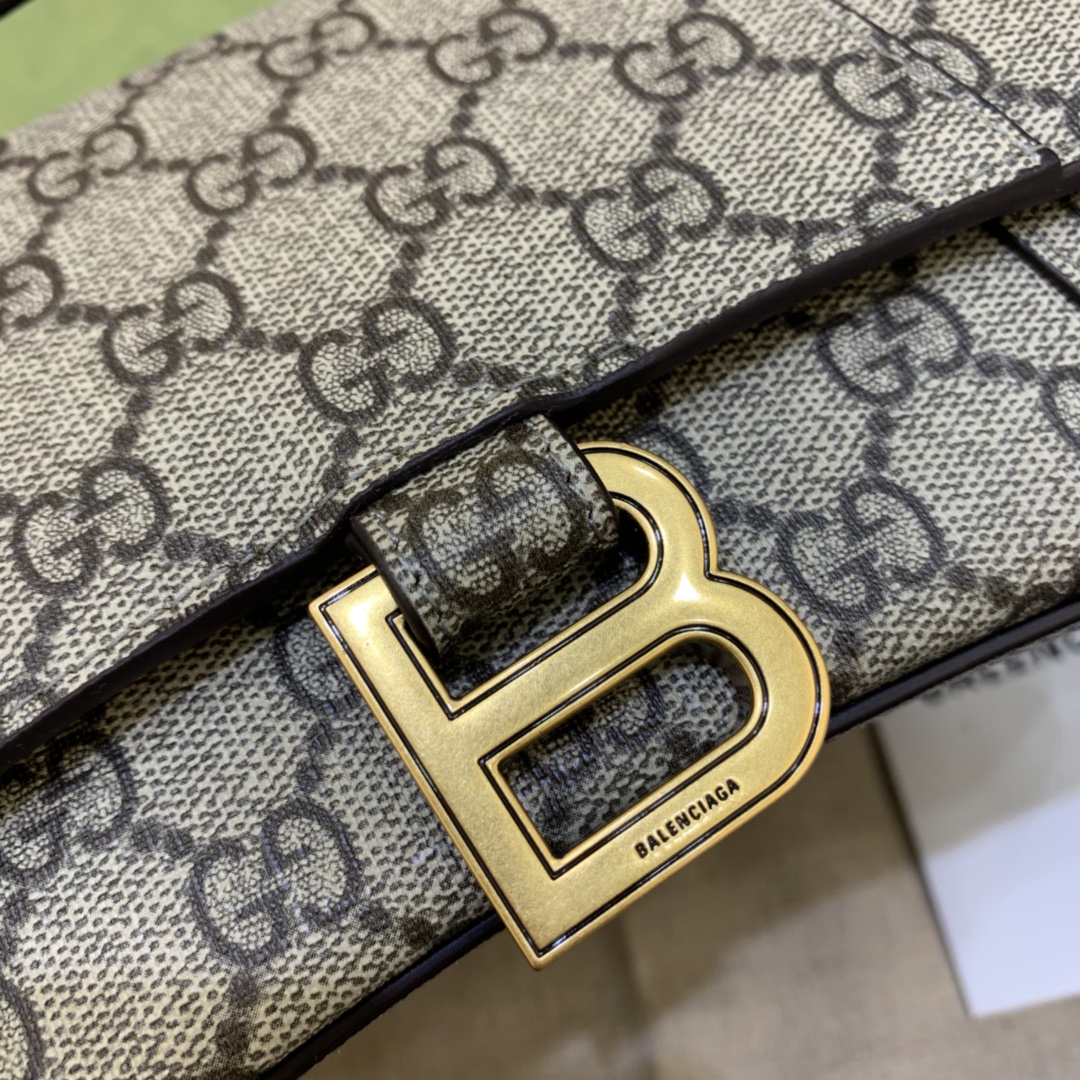 Balenciaga Hourglass 23cm Chain Bag in GG Supreme Canvas