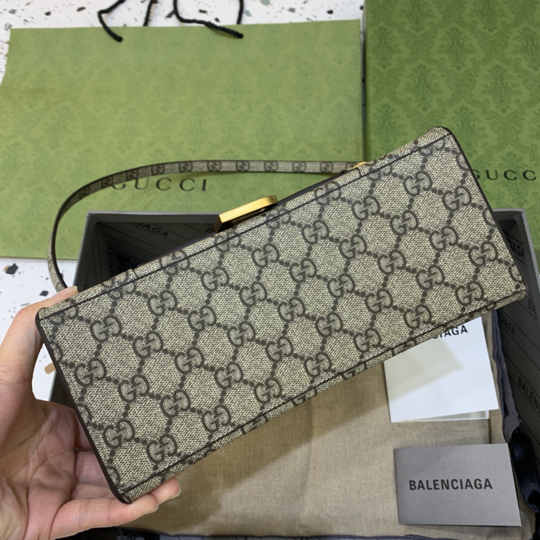 Balenciaga Hourglass 23cm Chain Bag in GG Supreme Canvas