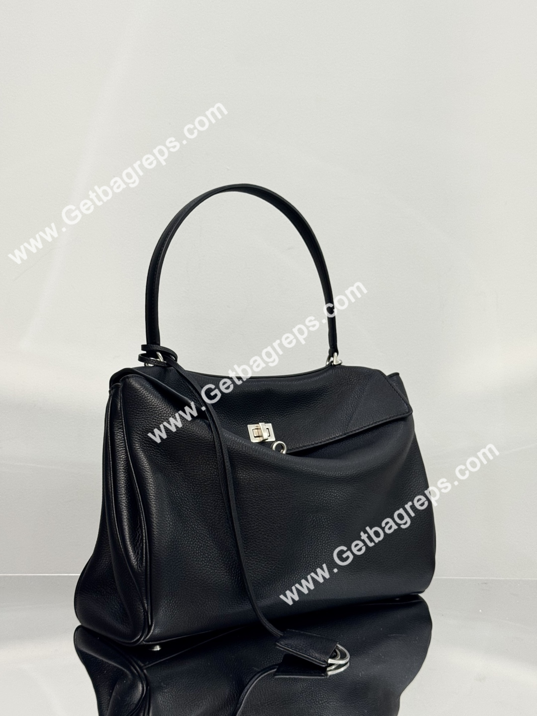 Balenciaga Women-s Rodeo Handbag Medium in Black