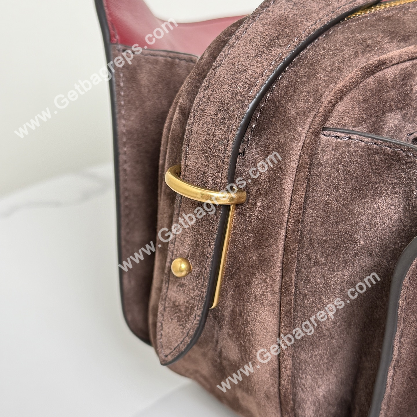 Balenciaga Womens Le 7 Shoulder Bag Medium in Brown