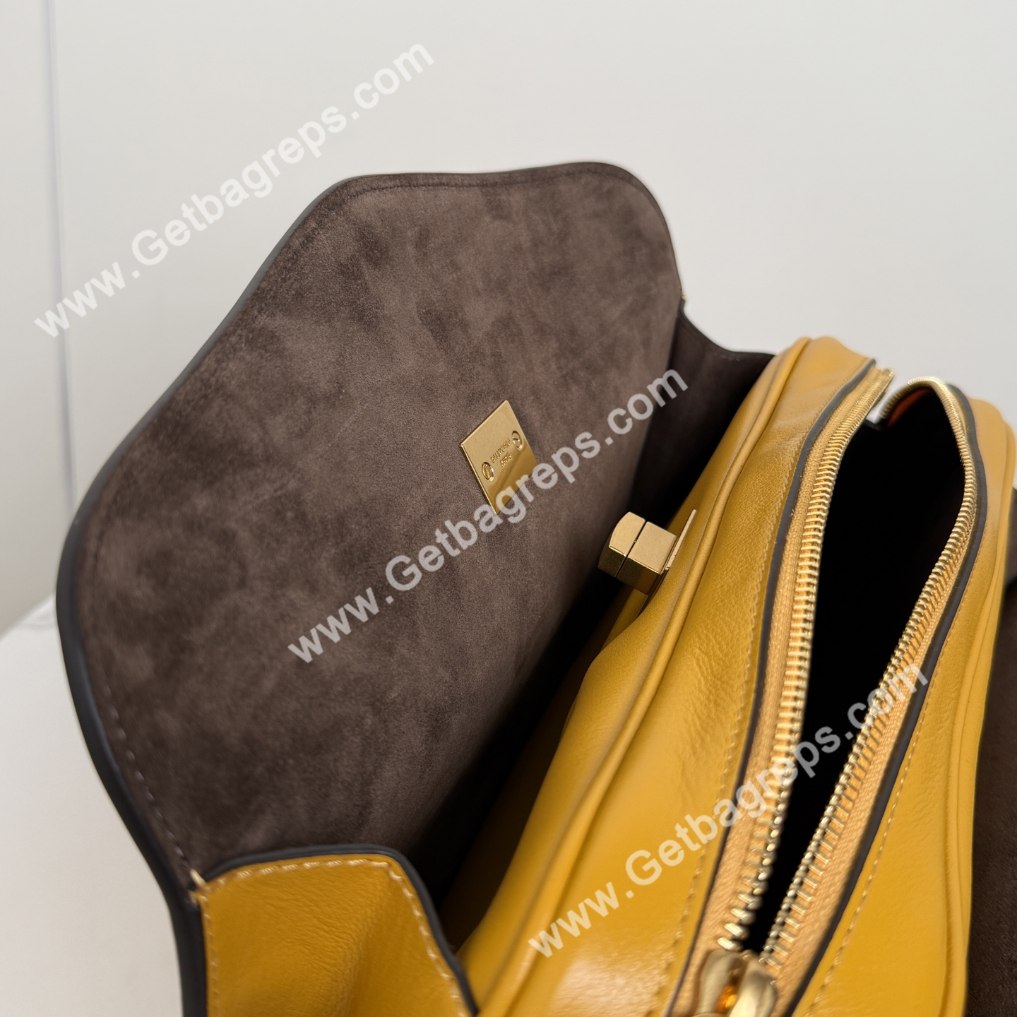Balenciaga Womens Le 7 Shoulder Bag Medium in Yellow