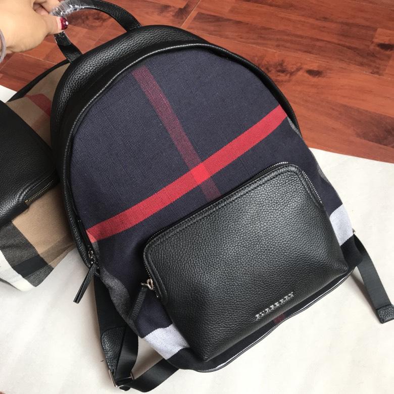 Best Price Burberry Men and Women Classics Backpack Black