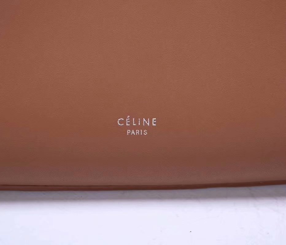 Best Price Celine Small Big Bag With Long Strap In Supple Grained Calfskin Coffee