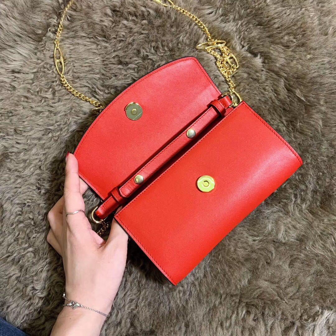 Best Price Gucci 564718 Zumi Smooth Leather Mini Bag Red