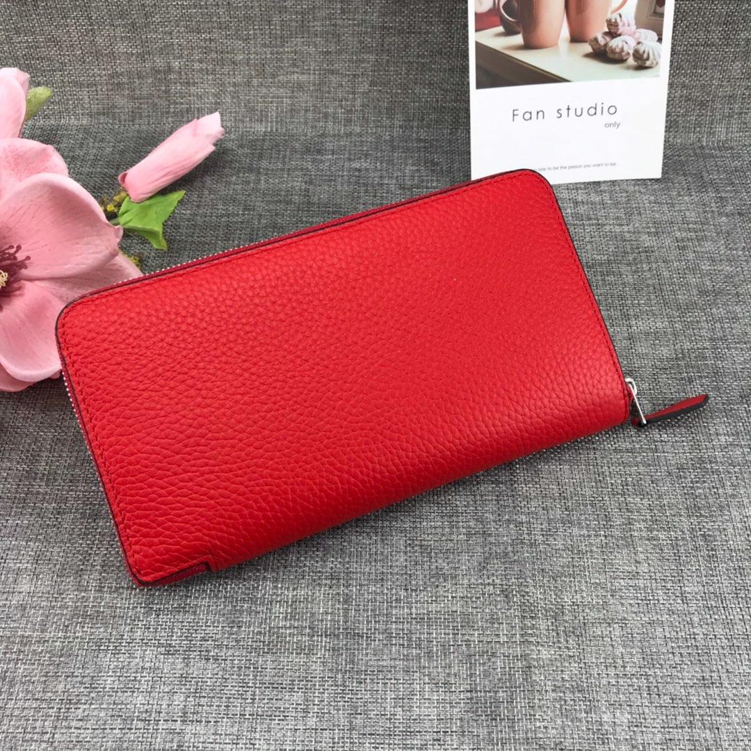 Best Price Hermes H505 Long Punching H Women Wallet Red