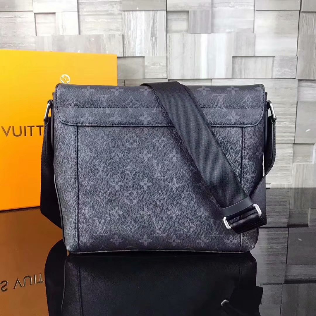 Best Price Louis Vuitton M40565 EXPLORER PM Men Messenger Bag Monogram Eclipse Canvas