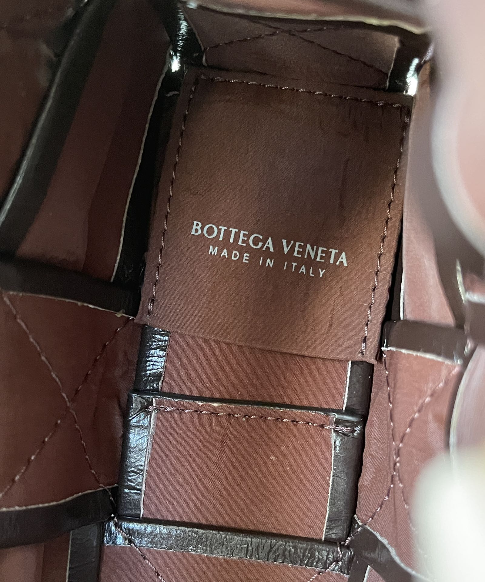 Bottega Veneta Cassette Intreccio Leather Cross-body Bag Brown