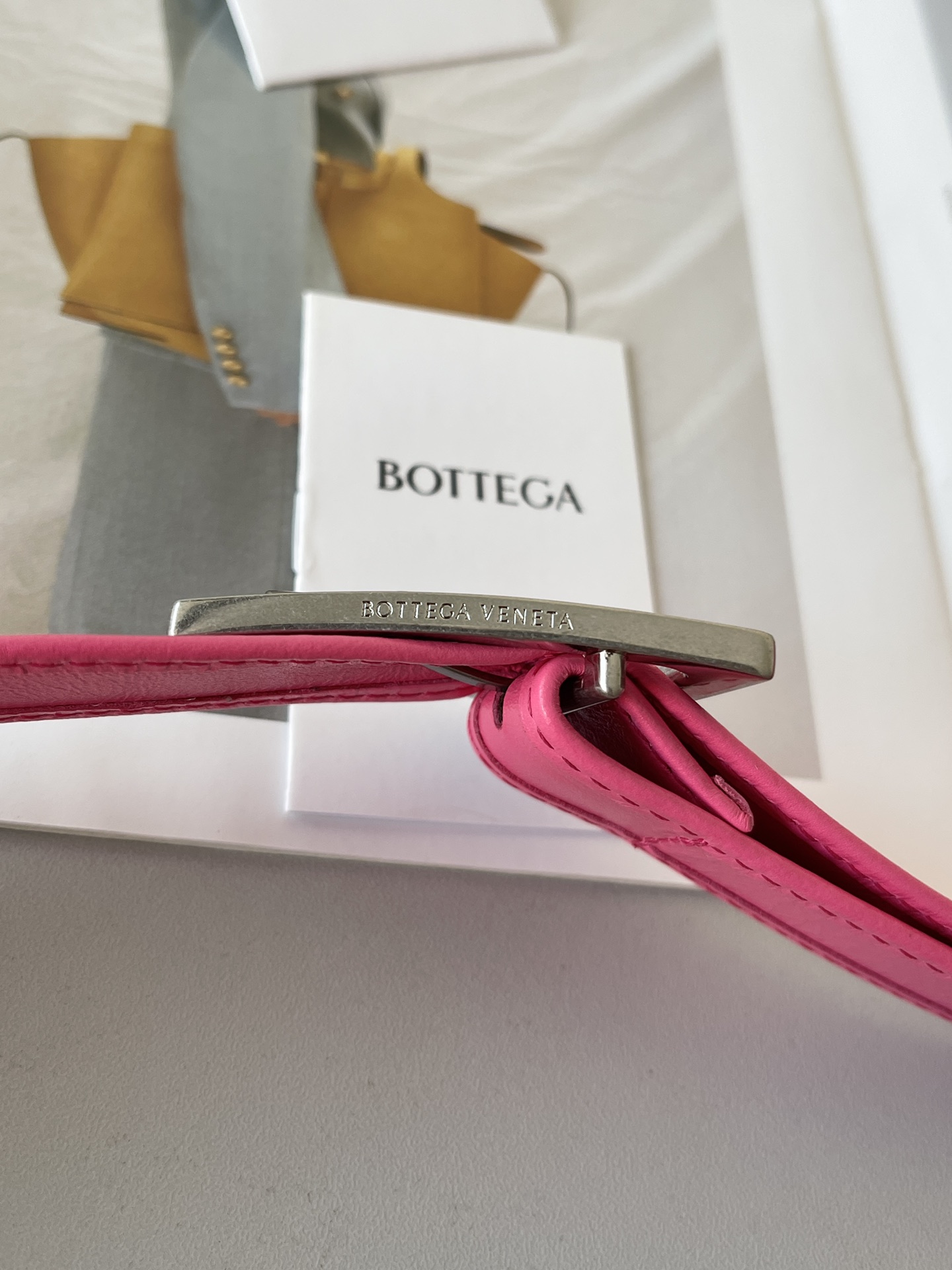 Bottega Veneta Cassette Intreccio Leather Cross-body Bag Light Rose