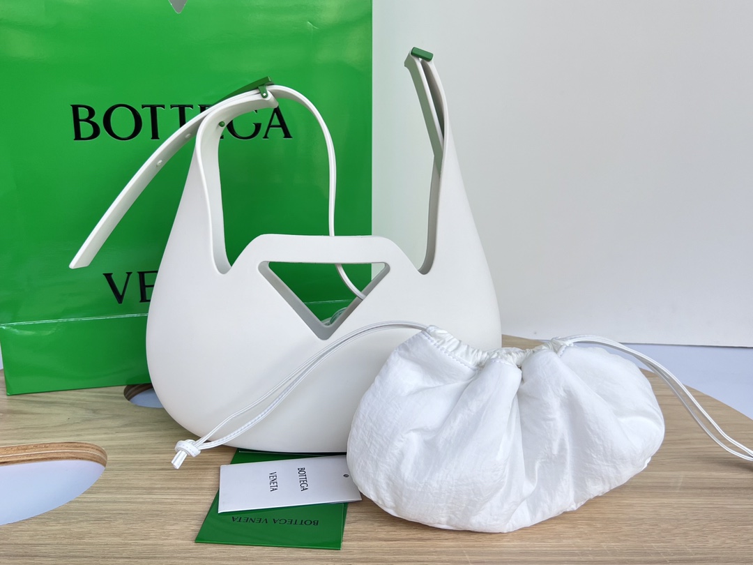 Bottega Veneta Hobo Shoulder Bag White