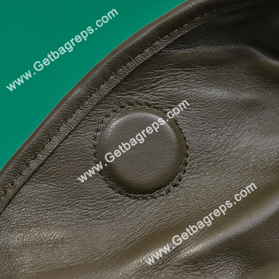 Bottega Veneta Large Hop Shoulder Bag with Intrecciato Craftsmanship in Calf Leather 54cm Coffee