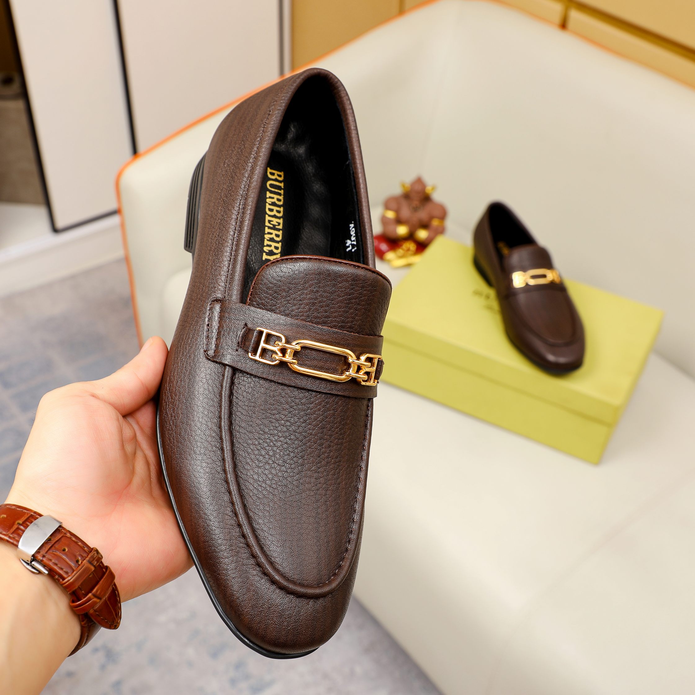 Burberry Mens Business Leather Shoes-0002 38-45