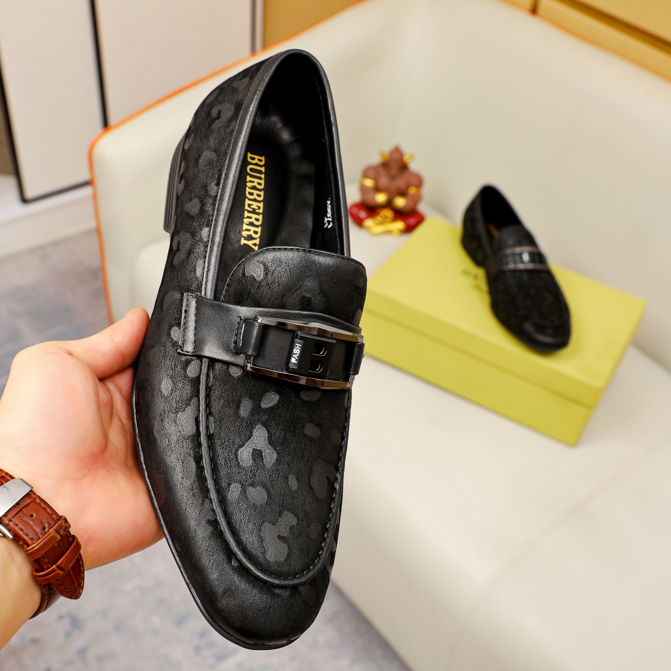 Burberry Mens Business Leather Shoes-0006 38-45